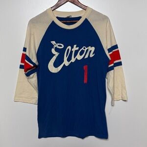 Elton John Long Sleeve Raglan T-Shirt